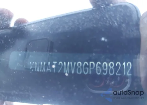 2016 Nissan Rogue Sl из США, поврежденный, VIN KNMAT2MV8GP698212